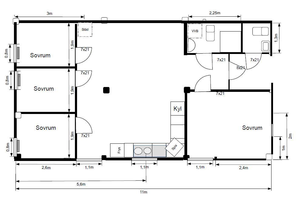 Oevre Jaeder 1 - Joenaker Apartman Kültér fotó